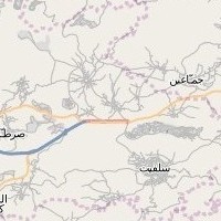 post offices in Palestine: area map for (74) Kufel Haris